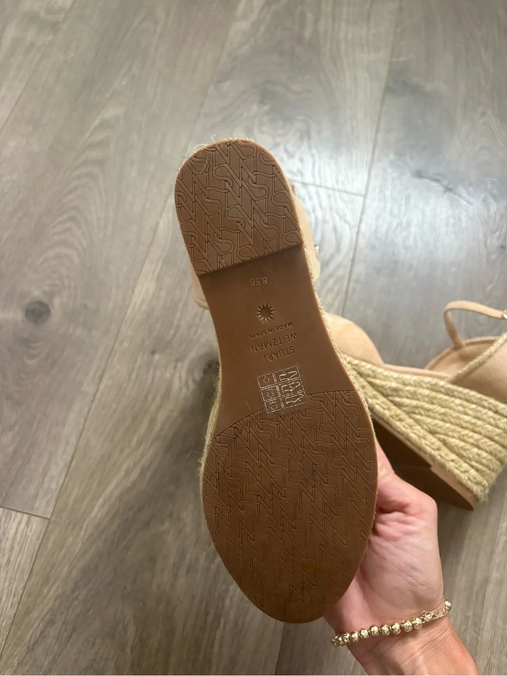 Stuart Weitzman suede crisscross